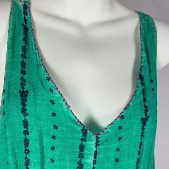 Cotton Maxi Boho Sundress  Raga Size Medium - Picture 8 of 9